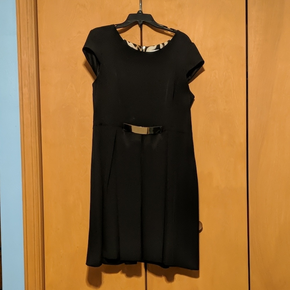 Black cocktail dress
